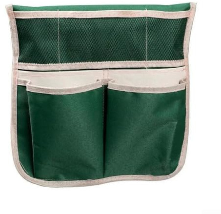 Inginocchiatoio da giardino in tessuto Oxford, con tasche multiple e borsa porta attrezzi (L)