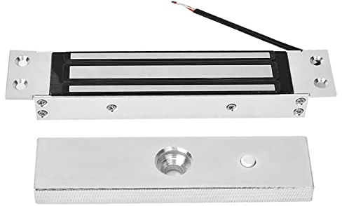 Cryfokt Serrure Magnétique électrique DC 12 V, Force de Maintien de 180 Kg, Matériau Anticorrosion pour le Contrôle D'accès des Entrepôts