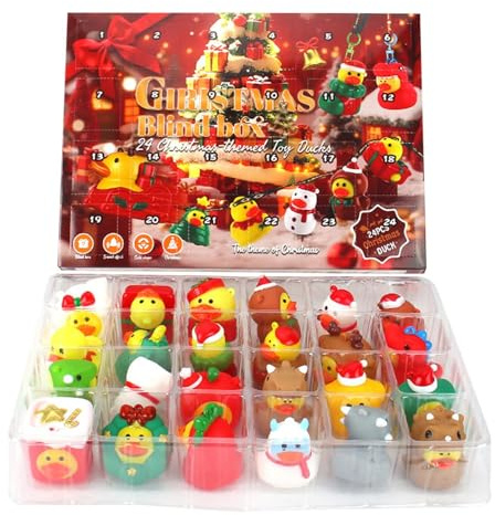 Ankornas adventskalender 24 dagars miniatyr leksaksfigurer