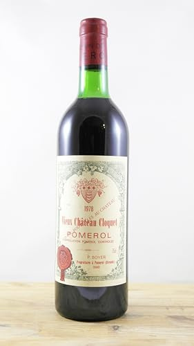 Vieux Château Cloquet Bouteille de Vin Millésime 1978