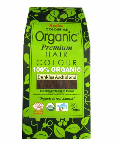 Radico Colour Me Organic Pflanzenhaarfarbe Dunkles Aschblond