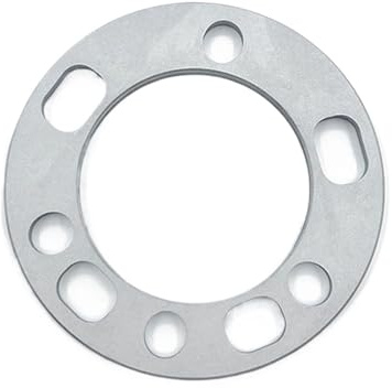 MBPBVRVAF Radnaben Zentrierringe Universal 6/8/10/12 Mm Legierung Aluminium 4 Stücke 5/6 Stud Rad Spacer Shims Platte Radabstandsscheiben(4pcs 6mm)