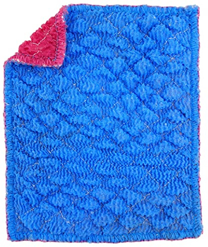 Durable Quilted Dish Cloth for Washing Dishes - Reusable Scouring Pad- Sponge Alternative for Non-Scratch Cleaning Sink Scrubber - for Dishes, Tiles, Floor and Other Surfaces - Pack of 1