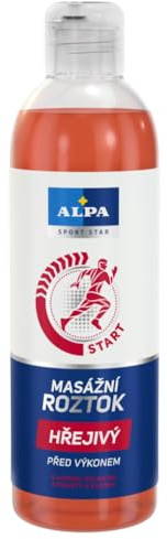 ALPA Checa Start Sport Calentamiento Gel de masaje profesional 250 ml antes del entrenamiento Preparaciones para atletas