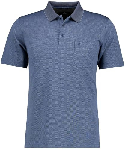 RAGMAN Herren Softknit-Polo Fishnet