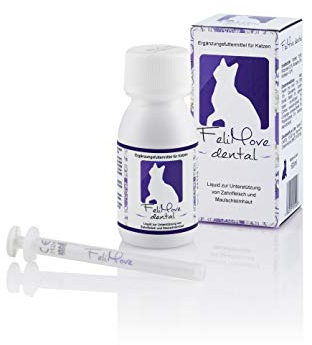 FeliMove dental - Liquid für Katzen mit Vitalpilzen, Propolis, EPA und Zink (auch bei FORL, Entzündung oder Rötung des Zahnfleisch verträglich)