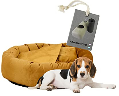 Rohrschneider Hundekissen Denver M (kleine & mittelgr. Hunde) Senf