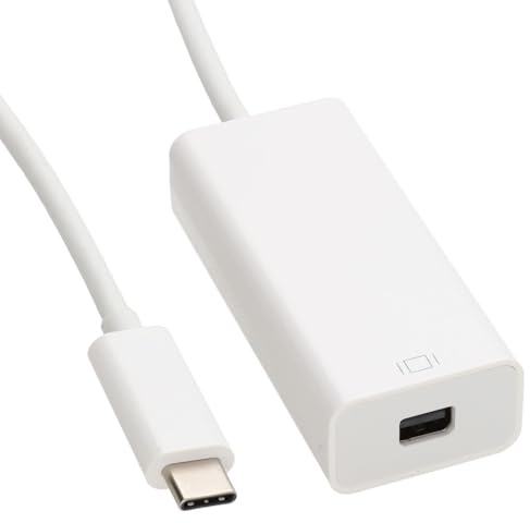 kenable USB Type C to Mini DisplayPort Adapter Cable 4K@60Hz DP Alt Mode Thunderbolt 3 Compatible White v1.2