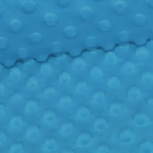 PINaPIN Stoffe meterware Kinder stoff Minky fleece meterware zum nähen Kinderkissen, Kissenbezüge, Babydecken, Schlafsäcke, Spielzeuge Polyester 100 x 160 cm (Dunkeltürkis)