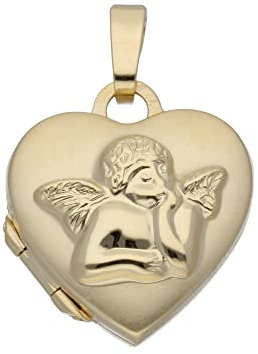 Damen Gold Schmuck 333 Gold Medaillon Anhänger