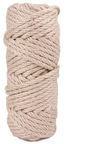 Natur Sisal Seil für Katzen, Stark Sisalseil für Kratzbaum, 4mm x 10/30/50 m Längen, Sisal Kratzbaum Ersatz für KatzenKratzbaum, Kratzseil, Haushalt, Garten, DIY, Dekoration