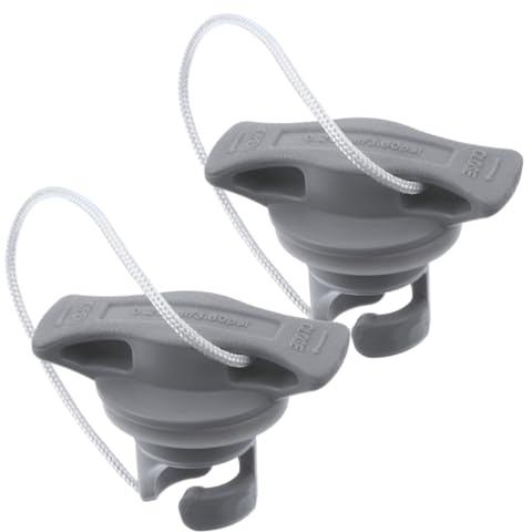 Kisangel Ventilkappe, 2st Schlauchboot Ventildeckel Boot Luft Ventil Stecker Bootsventil Verschluss Verschluss Schlauchboot Ventil Abdeckung Staub Beweis Spirale