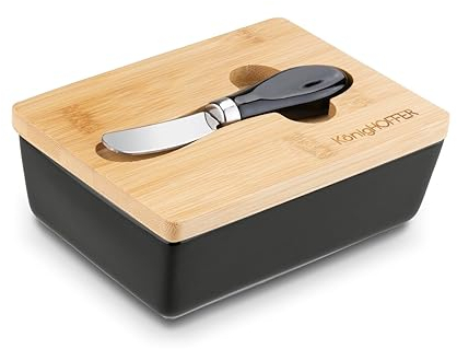 Beurrier avec couteau Noir
