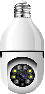 Generico TELECAMERA IP LAMPADINA DA INTERNO CAMERA 360 WIFI E27 VIDEOSORVEGLIANZA