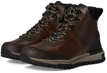 PAJAR Botas de moda Fortuo 2.0 para hombre, Marrón oscuro/Negro, 44.5 EU