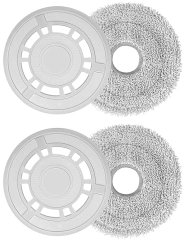 Paños de fregona con soporte de repuesto, placas de limpiaparabrisas para Xiaomi X20+, para Dreame L10S Ultra / L10s Pro Gen 2/ L10 Ultra/ L10S Pro/ L10 Prime/ X20 Pro robot Partes de repuesto para