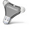 CONNUMY Clé USB 128Go pour iPhone, Cle Photo 4 en 1 Haute Vitesse Stockage Externe pour iphone/Android/PC/Tablette, Cle USB Sauvegarde des Photos/Vidéos en Un Clic…