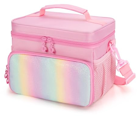 LoDrid Storage Bag Compatible with Yoto Player (3rd Generation), Pink | Card Holder Hold Up to 30 Cards, Carrying Case for Bluetooth Audio Speaker & Headphone Accessories, Case Only