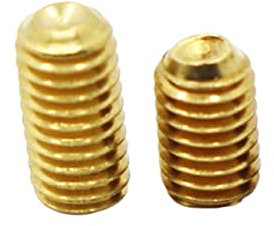 RKODRSMG 5–10 Stück M2 M2,5 M3 M4 M5 M6 M8 M10 Messing-Innensechskant-Stellschrauben mit Cup Point Madenschraube Schrauben DIN916(10mm,M3 10pcs)