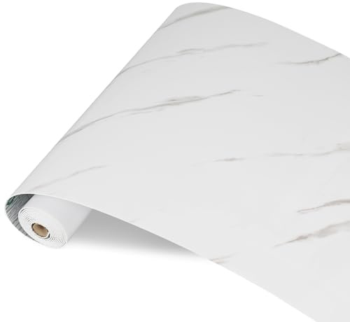 Küchen Herd Rückwand-Fliesen, Küchenrückwand in Marmoroptik,60CM X 3M Rollen Spritzschutz Küche, PVC Klebefliesen Wandfliesen Selbstklebend, Küchenrückwand Platte
