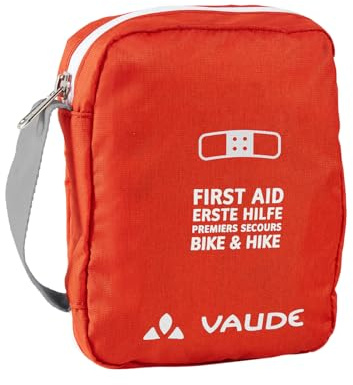 VAUDE Erste-Hilfe-Set First Aid Kit M, umfangreiches Set mit kompaktem Packmaß, lava, Einheitsgröße