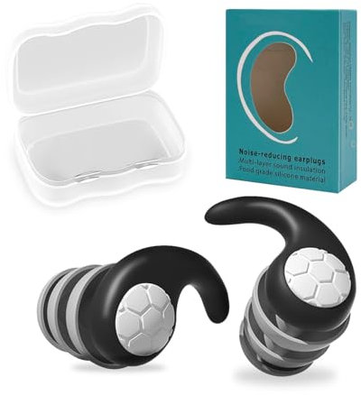 Ohrstöpsel Zum Schlafen,Weich 3D Shape Schlaf Ohrenstöpsel,Wiederverwendbare,Geräuschreduzierende Silikon Ohrstöpsel für Schlaf,Konzentration,Reisen,Geräuschempfindlichkeit