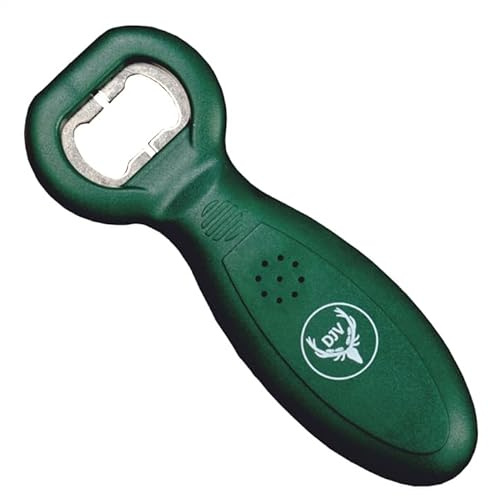 DJV Flaschenöffner Röhrender Hirsch - Grün - mit Soundeffekt & Tierstimme - Geschenk für Jäger, Jagdfreunde & Naturfreunde