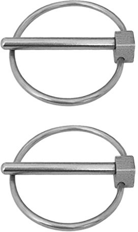 2pcs 4mm Lynch Pins, Stainless Steel Locking Pin for Hauling Vehicle, All-Terrain Vehicle Accessories, Kayak Canoe Boat Dinghy Trolley Trailer Hardware