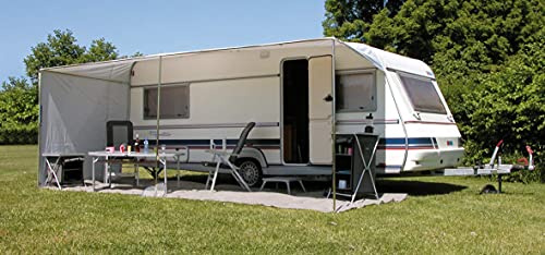 Eurotrail Verstellbares Sonnensegel 540 x 240 cm für Wohnwagen Größe 700-740 cm
