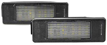 AutoStyle Set LED License Plate Lights compatible with Citroën/Peugeot various models - Version 2