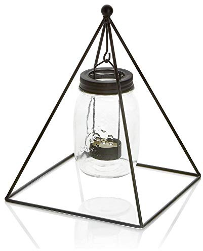 Premier Decorations Metal Pyramid Hanging Tea Light Holder