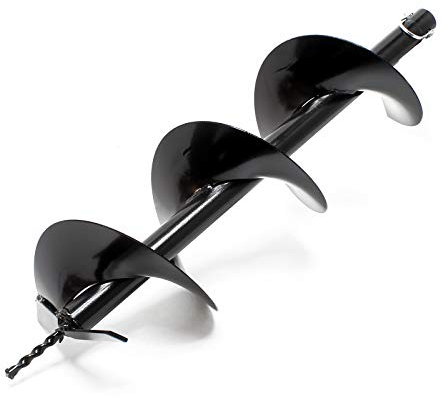 Wiltec Punta elicoidale per trivella in ghisa 200mm coclea di ricambio per mototrivella