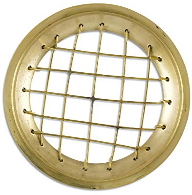 NKlaus Rauchgefäss zum Räuchern aus Messing, Gold, Ø7cm Zubehör, 1 Stück
