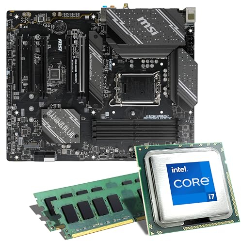 Mainboard Bundle | Intel Core i7-12700K 8x3600 MHz, MSI B760 Gaming Plus WiFi, 64 GB DDR5-RAM, UHD Graphics 770, 2X M.2 Port, 4X SATA 6Gb/s, USB 3.2 Gen2 | Tuning Kit | CSL PC Aufrüstkit