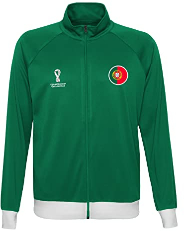 FIFA Officielle World Cup 2022-Portugal Veste de survêtement, Rouge, L Homme