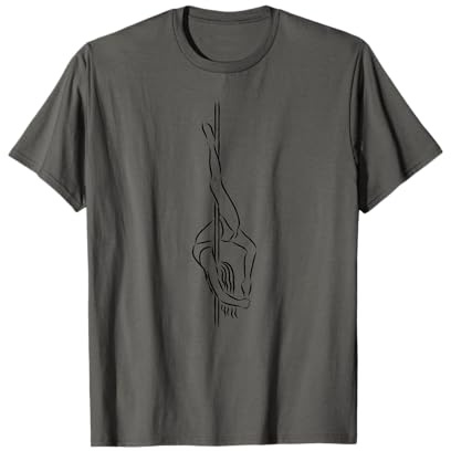 Minimalistische Pole Dancer T-Shirt