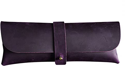 Estuche enrollable de piel, estilo retro, para estudiantes, hombres de negocios, adultos, artistas (puede contener 20 lápices), 21 x 8 cm