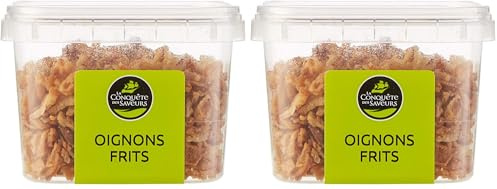 La Conquête des Saveurs Oignons Frits 50 g (Lot de 2)