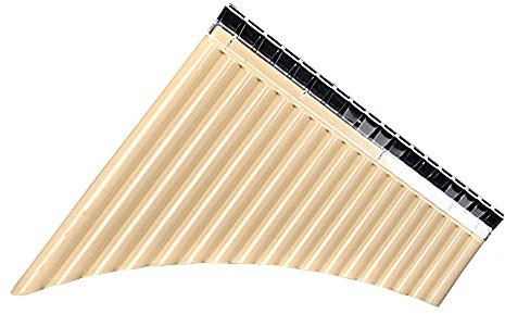 COMETX Pan Flöte Anfänger mit Mundstück 18 Rohr Pan Flöte Panpipes C Schlüssel Pan Rohre