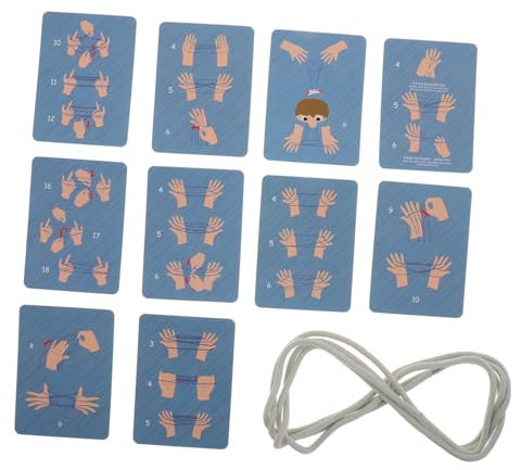 VICASKY 2pcs Boys and Girls String Game Rope Toys Cats Cradle String Toys for Boys and Girls