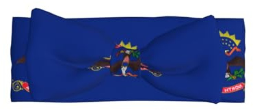Haarband mit Schleife von North Dakota, weiches Polyester, dehnbar und bequem