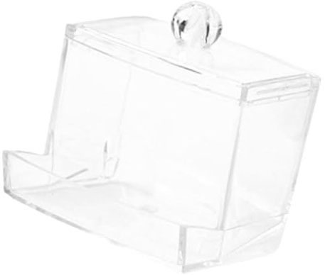 VICASKY Automatischer Hühnerfutterspender aus Acryl Transparenter Futterbehälter mit Schraubbefestigung Robust Auslaufsicher Verschleißfest für Rutin hühnerhaltung