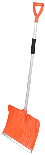 Eujgoov Adjustable Snow Shovel Portable Metal Emergency Detachable Assemblable Shovels for Car, Large Capacity, Anti Slip Design, D Shaped Handle, Scope of Application: Snow, Sand, Mud,