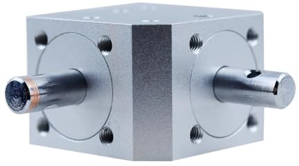 Reductor de engranajes cónicos de ángulo recto 1:1, Mini 1 módulo 20 dientes, dispositivo de dirección con accionamiento de ángulo de 90°, módulo for bricolaje con eje de 8 mm