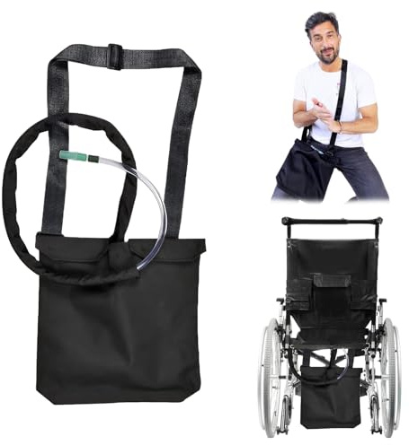 Urinbeutel Tasche Katheter Tasche Verstellbare Schultergurte Bequem Diskretkann Der Schulter Oder Quer Über Körper Getragen Werden Verfügbar Für Rollstuhlfahrten Tägliche Spaziergänge