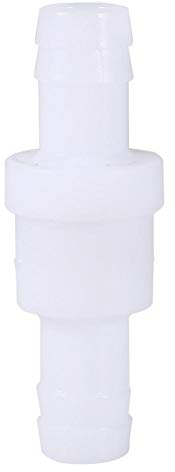 Hilitand Valvola di ritegno integrata in plastica da 12 mm Valvola di ritegno senza ritorno per acqua, carburante, liquido e aria