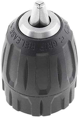 ChgImposs 3/8in Keyless Drill Chuck, Air/Electric / Cordless 1/32-3/8in 24 UNF 0.8-10mm Quick, Drill Bit Screwdriver Adapter Rotary Conversion Tool
