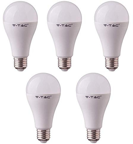 SD SHOP - 5 LAMPADINE LED E27 17W V-TAC VT-2017 LAMPADINA LAMPADA FREDDA