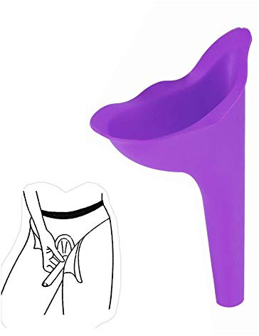 YZYP Orinatoio Portatile Imbuto per Pipì in Piedi Riutilizzabile Urina Donna Urinatoio Minzione Dispositivo Urinali Femminile da Viaggio,Campeggio Imbuto Pipa Piccola Viaggio all'aperto Attrezzi