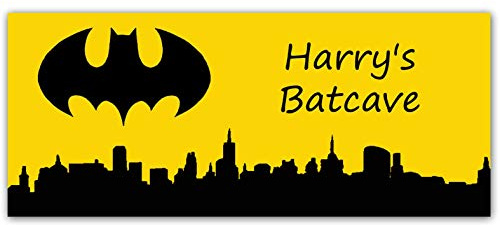 Personalised Boys Door Sign – Custom Name Bedroom Plaque – Kids Room Sign with Multiple Designs – Boys Gift for Birthday or Nursery Decor